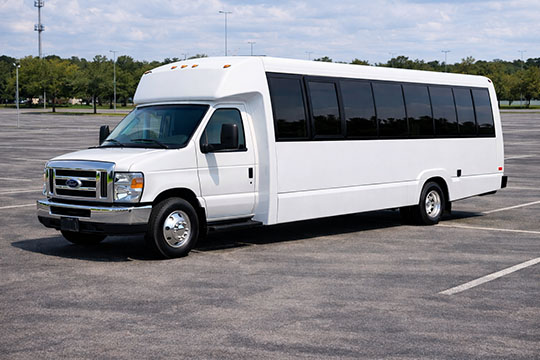 25-passenger minibus available for charter in Columbia, MO
